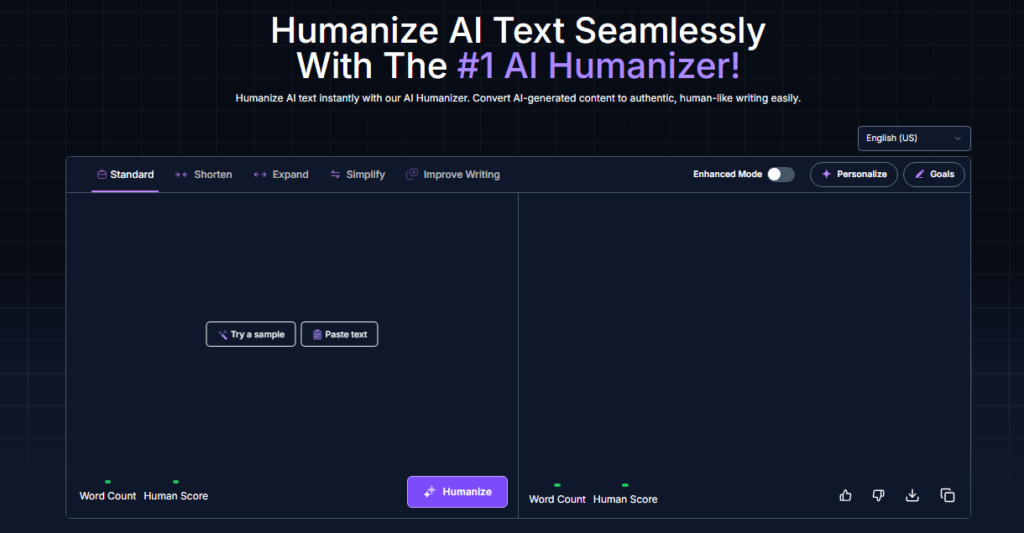 Humanize AI Text - Best Ai Humanizer to Make Your Content Shine